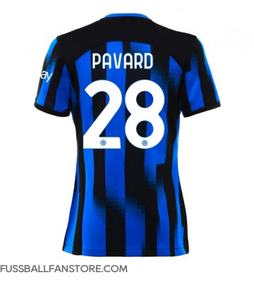 Inter Milan Benjamin Pavard #28 Replik Heimtrikot Damen 2023-24 Kurzarm